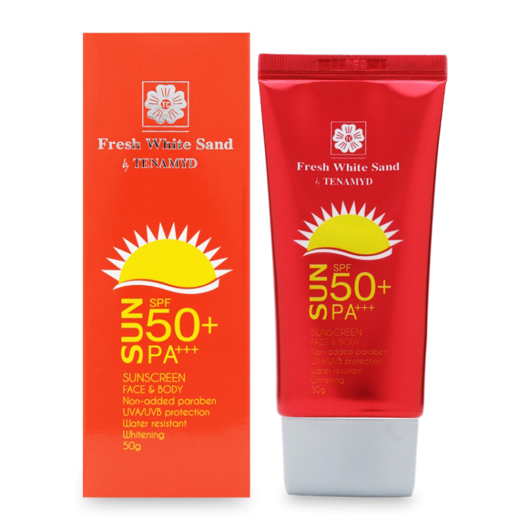 Kem chống nắng Tenamyd SPF 50+/PA+++ Chống Nắng Và Dưỡng Trắng Da (tuýp  50g)
